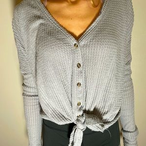 urban outfitters soft long sleeve top